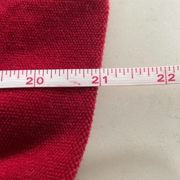 Vintage Optionelle Red Velvet Blazer size small - Picture 10 of 11